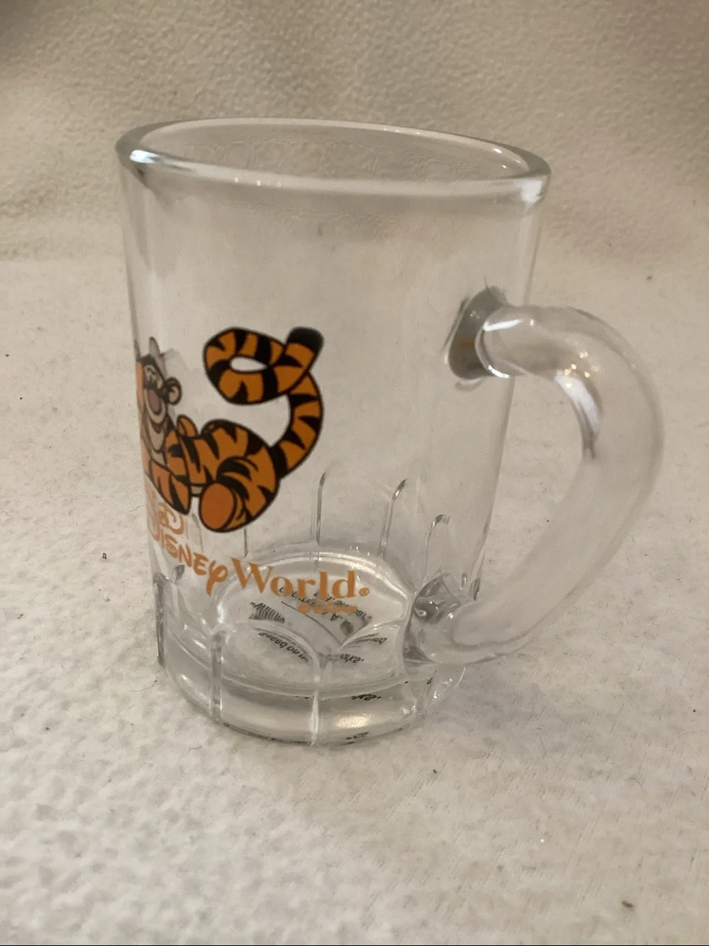 Disney~ Tigger Shot Glass ~ 3” Mini Mug Walt Disney World